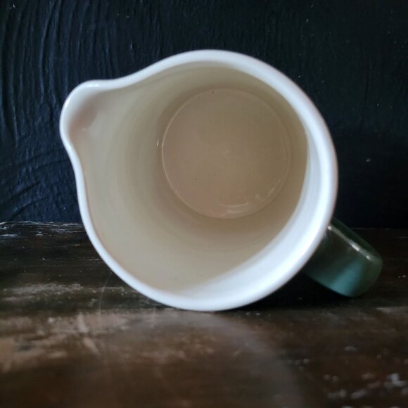 Antique Wardle England Green Grecian Cameo Pottery Pitcher, Green Milk Jug - Picture 5 of 7